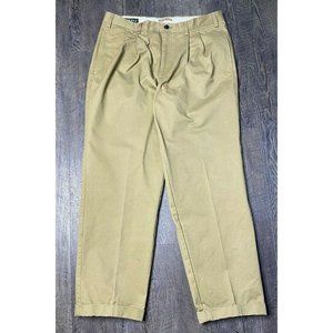 Orvis Mens Pleated Front Ultimate Tan Khaki Pants
